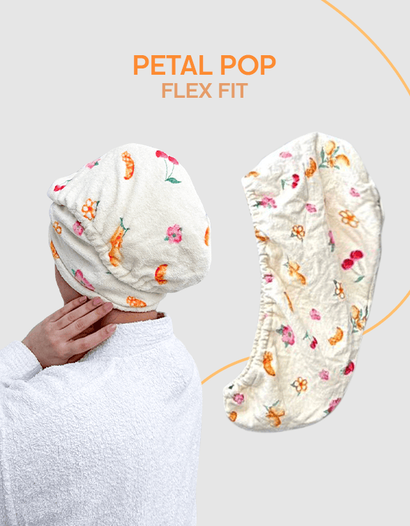 Petal Pop - Microfiber Hair Towel Wrap