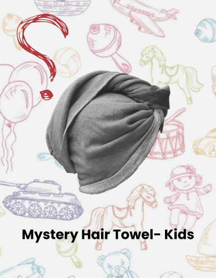 Kids Mystery Microfiber Hair Towel Wrap- with Minor Imperfections