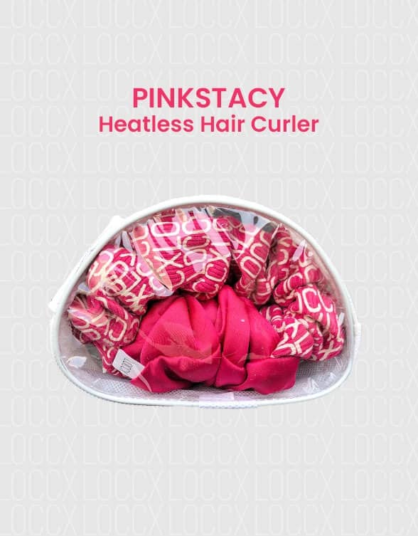 heatless-curls-with-bun-pink-silk