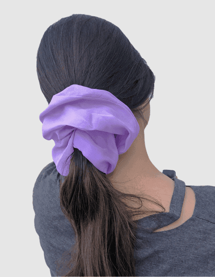 Amethyst -Tulle Scrunchie