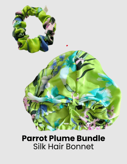 Parrot Plume - Silk Hair Bonnet